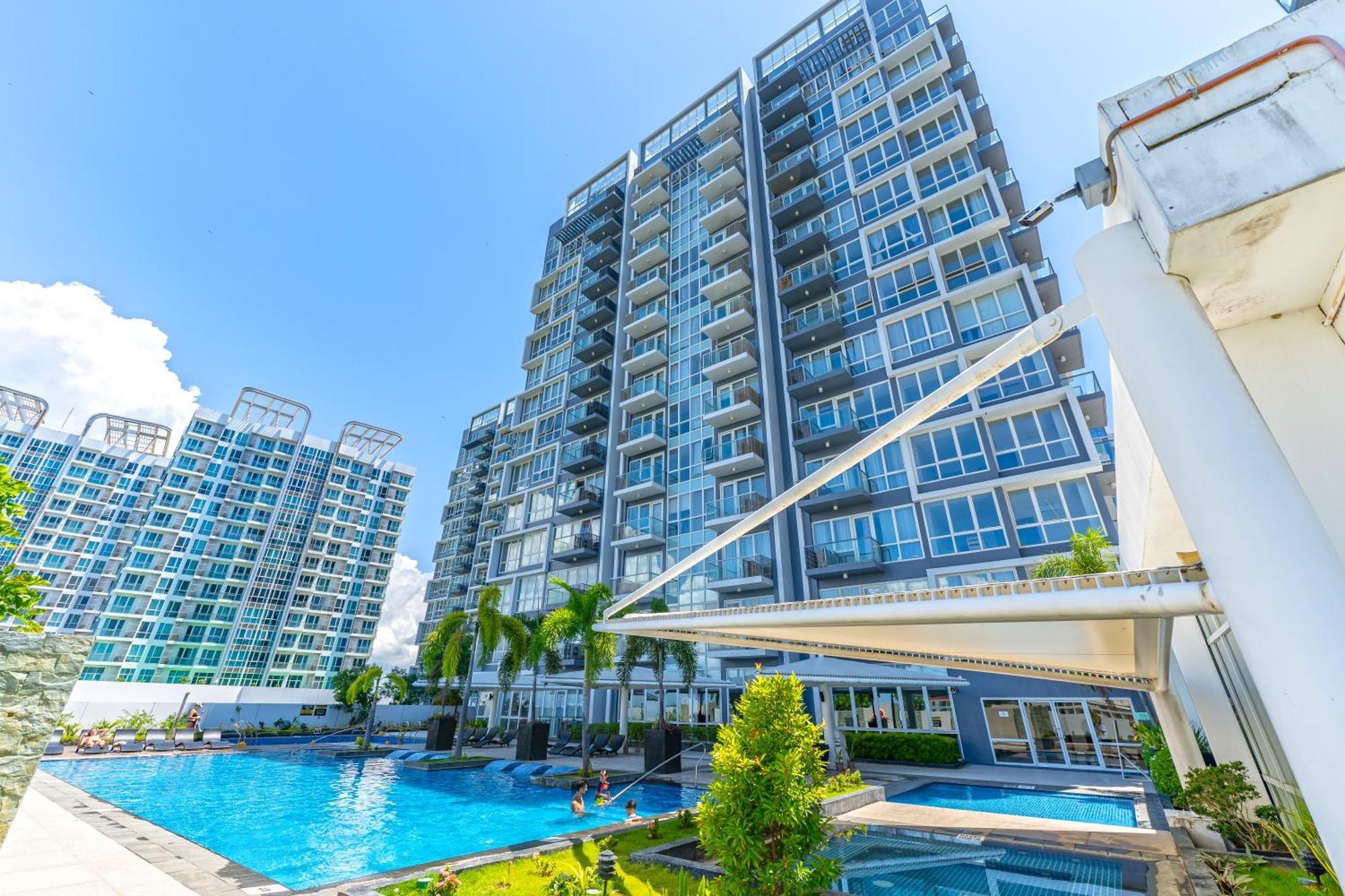 Mactan Newtown - 1Br Stunning Ocean View And City View ماكتان المظهر الخارجي الصورة